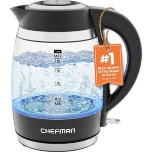 Tea Electric Kettle 1.8L‎ 1500W Hot Water Boiler, Removable Lid BPA FREE